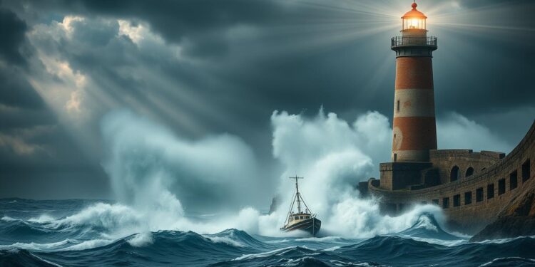 home during a storm
